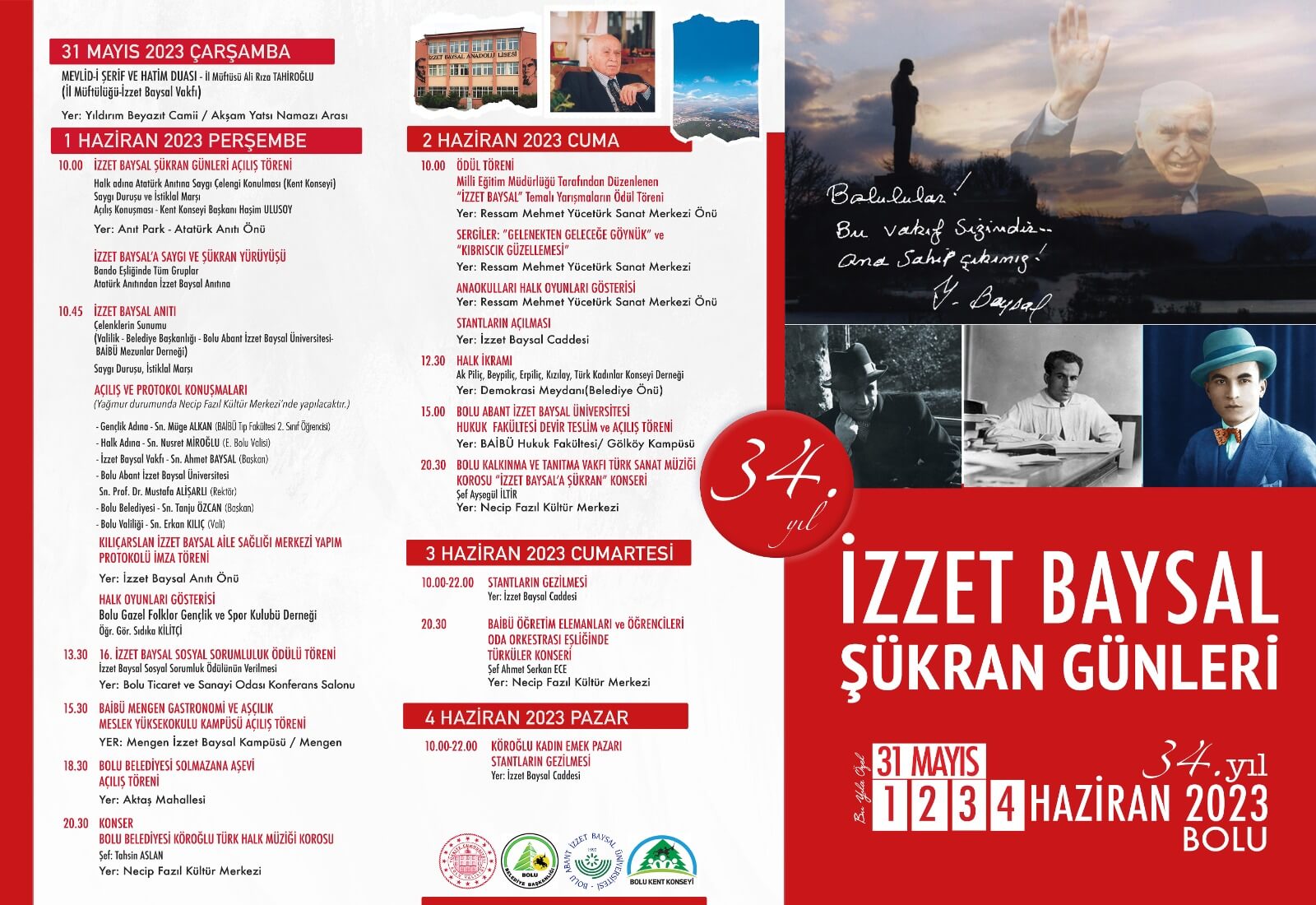 İzzet Baysal Şükran Günleri